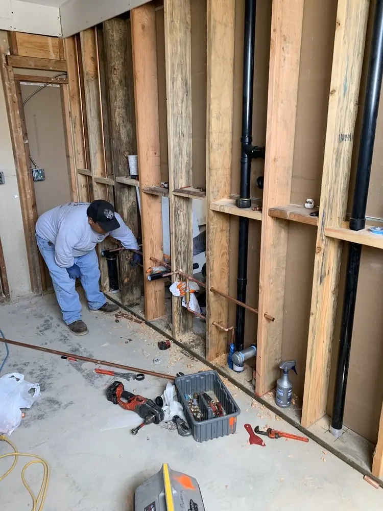 Commercial rough-in plumbing for Gas Line Repair in Whitehurst